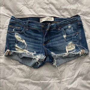 A&F denim shorts